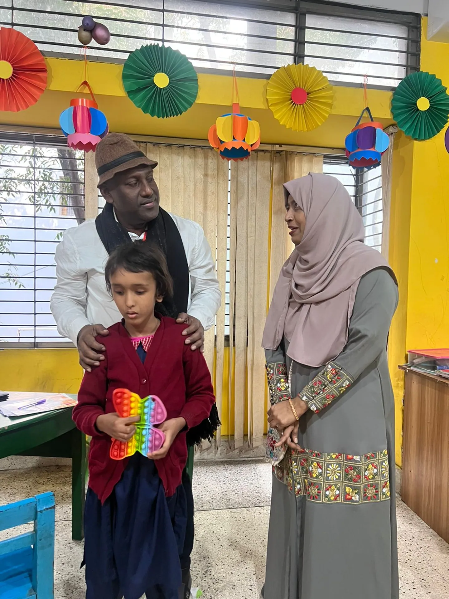 Divine child smiling